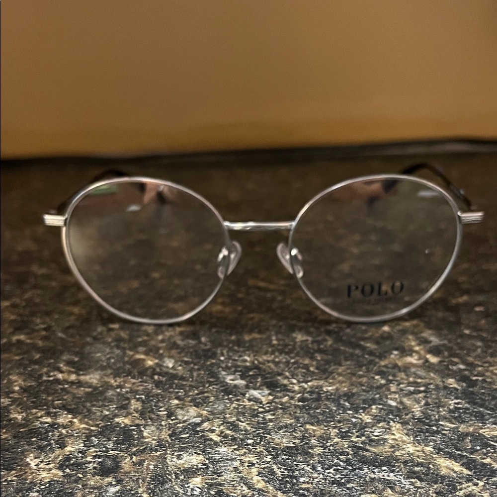 Polo by Ralph Lauren Metallic Round Glasses